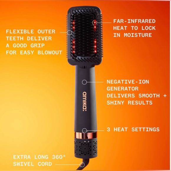 amikaDouble Agent 2-in-1 Straightening Blow Dryer Brush - Picture 4 of 6